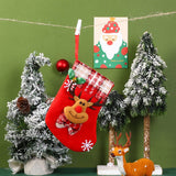 SEQUINED 3D SANTA CLAUS CHRISTMAS STOCKINGS_CWMS1421