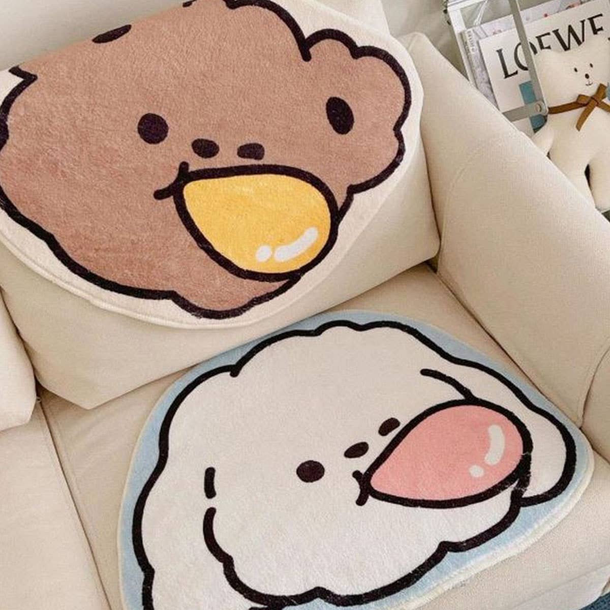 CUTE IRREGULAR SEAT CUSHION CARTOON OFFICE PAD_CWMM7520