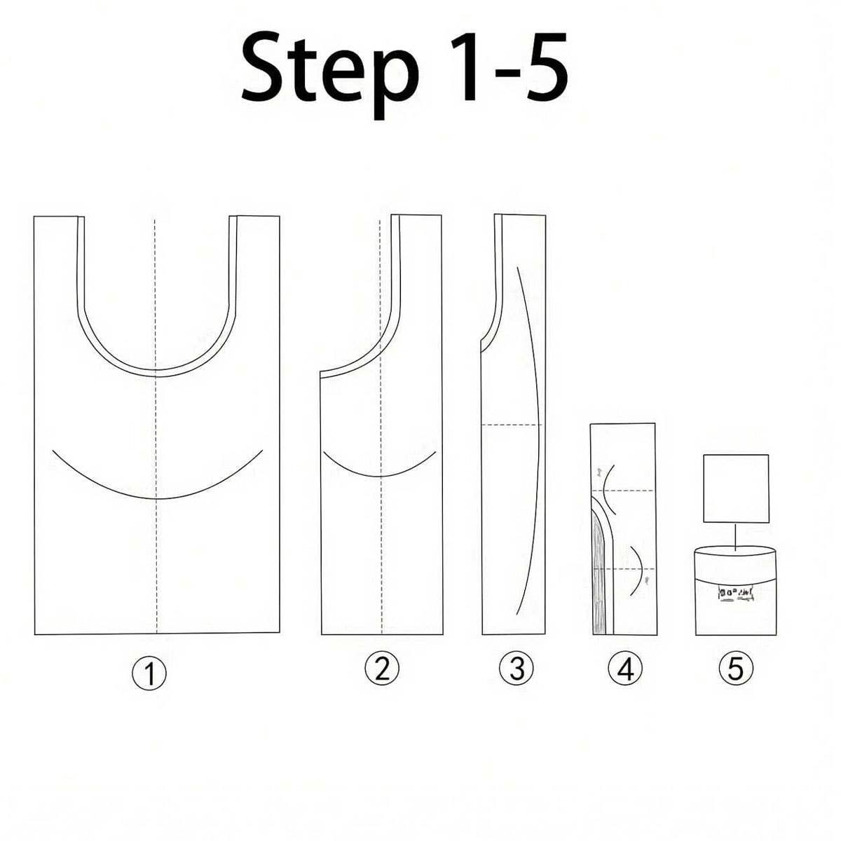 PORTABLE FOLDABLE ECO FRIENDLY SHOPPING BAG_CWAB3473