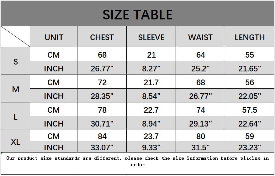 Solid-Color Cable-Lined Puffed-Sleeve T-Shirt