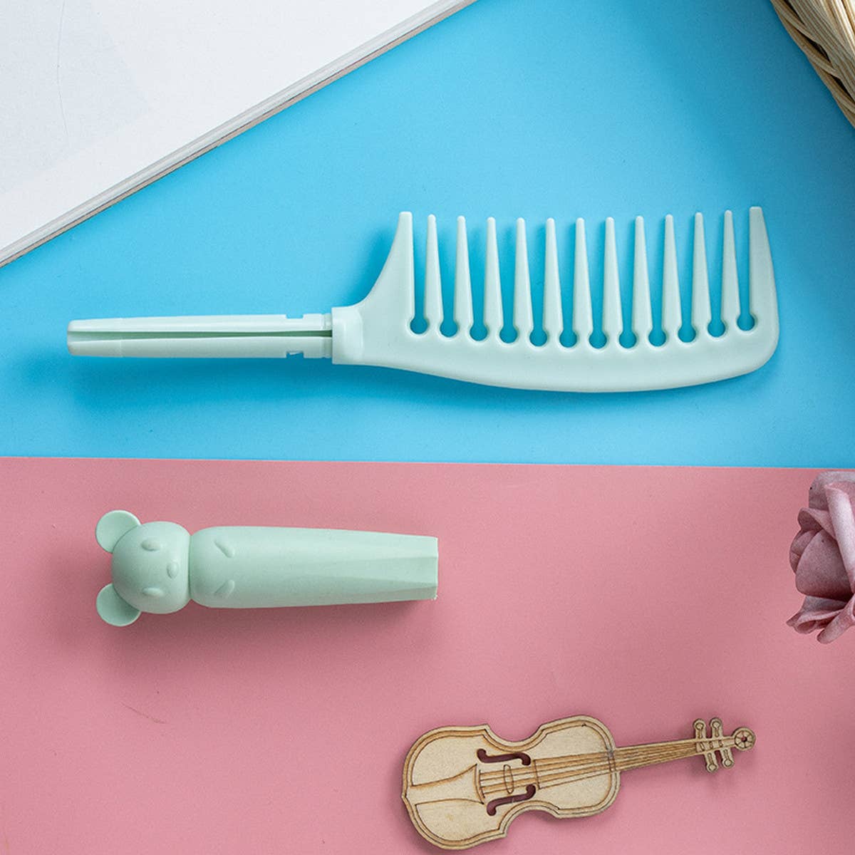 FASHIONABLE LARGE TOOTH MASSAGE COMB_CWMM0919