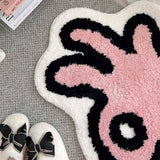 CUTE LIVING ROOM RUG COZY CAT VIBES BEDSIDE MAT SSCWMM7392