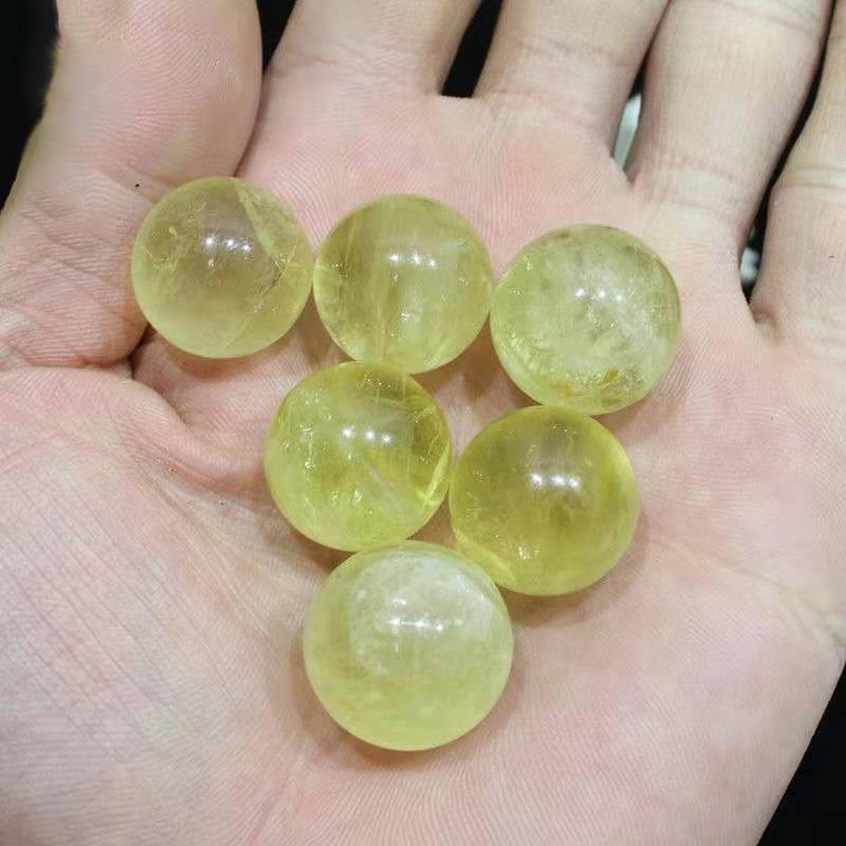 BRAZILIAN CITRINE CRYSTAL BALL DECOR_CWMM8125