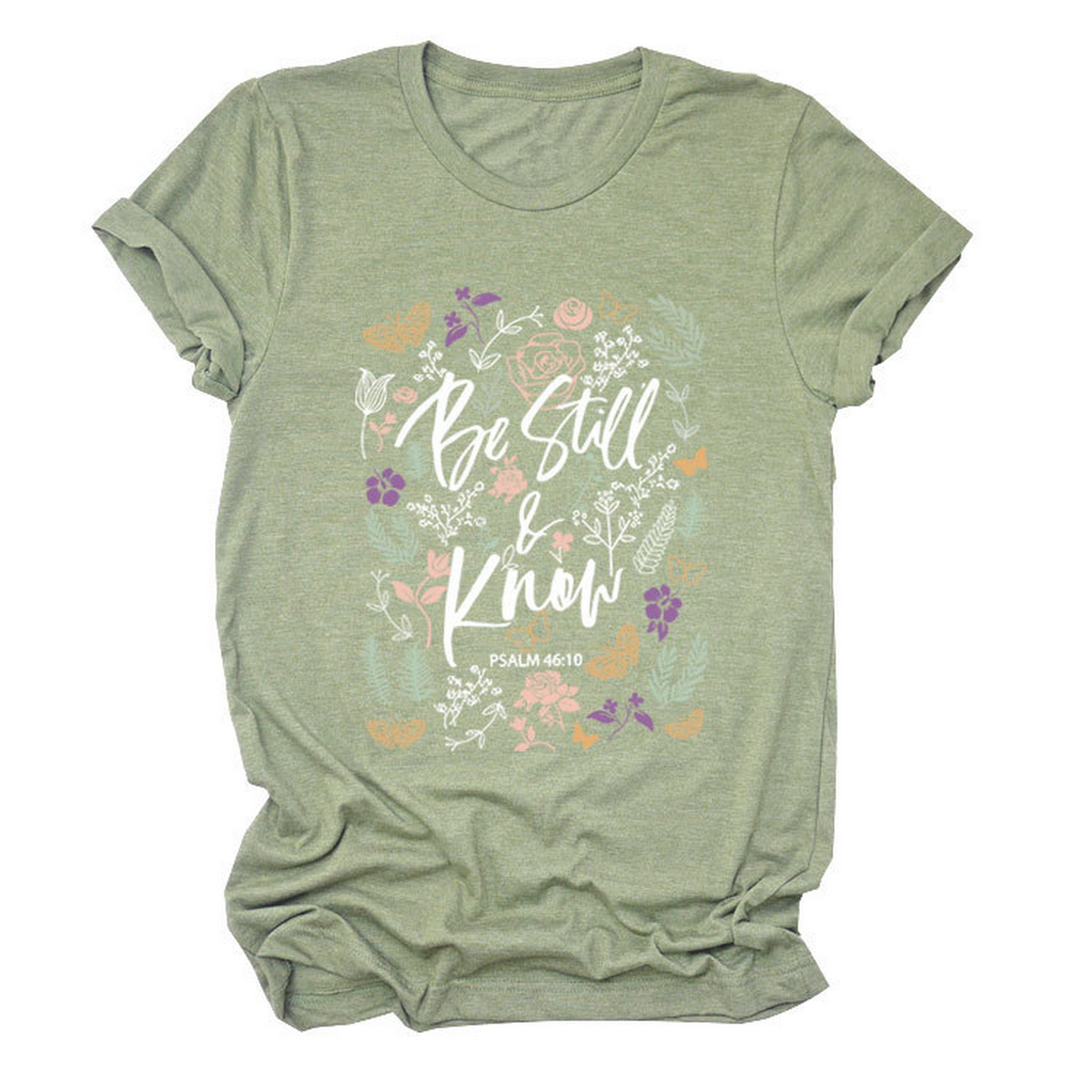 Womens Faith Tee, Be Still And Know_Cwtts1480