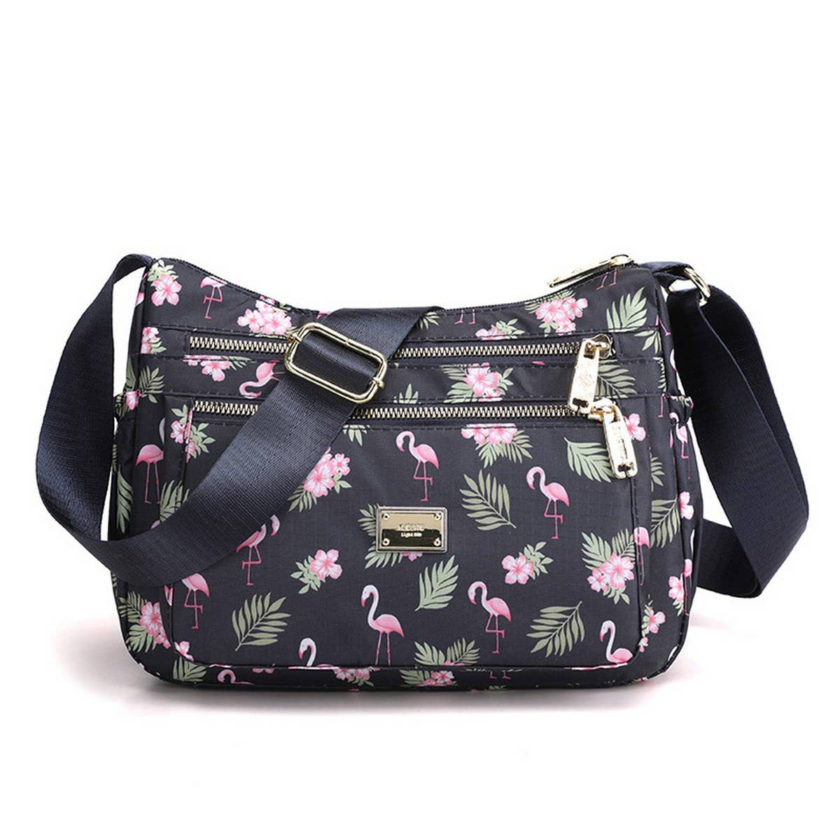 PRINTED OXFORD CLOTH SHOULDER CROSSBODY BAG_CWASC1772