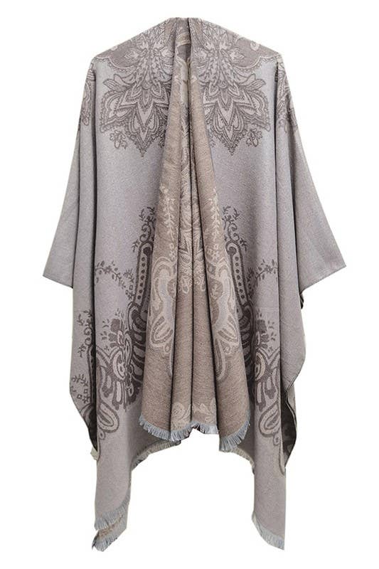 FLORAL FASHION SHAWL WRAP_CWASC035