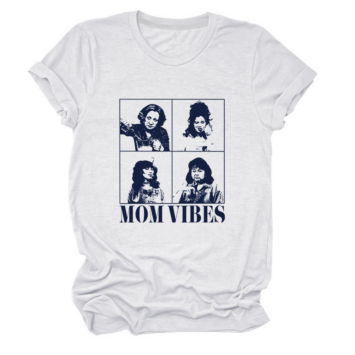 Trendy Casual Womens Crew Neck T-Shirt