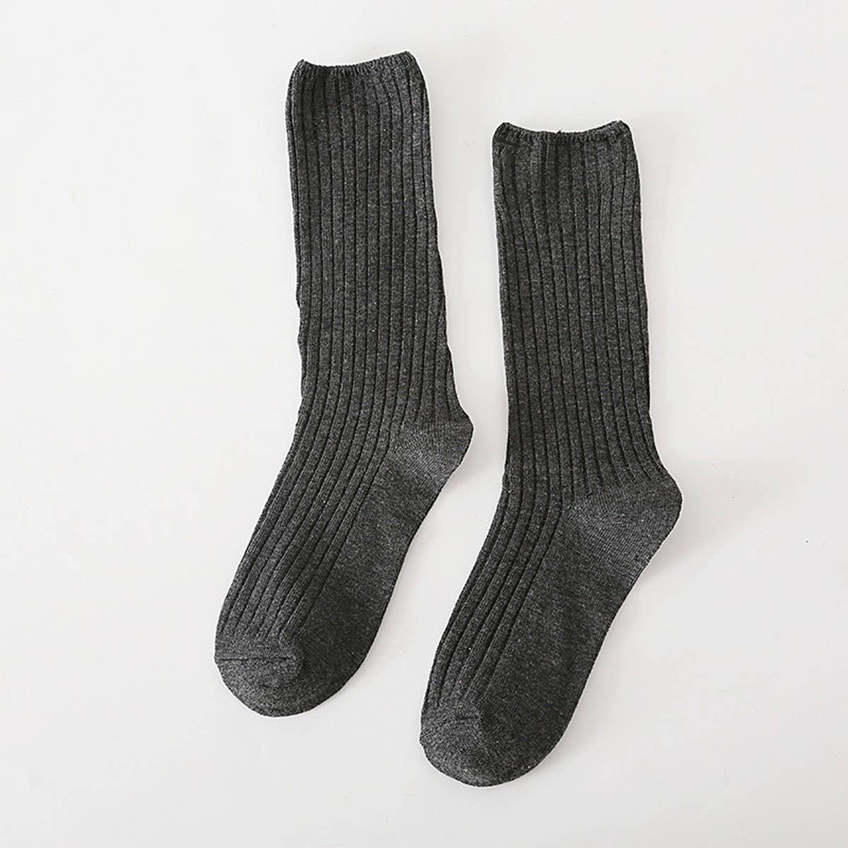 AUTUMN AND WINTER RETRO MID CALF SOCKS_CWMS0986