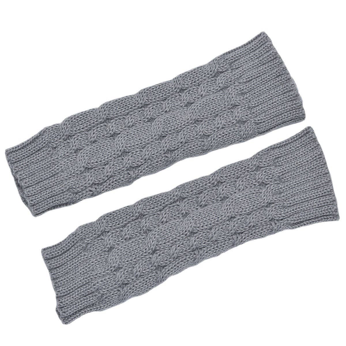 Braided Short Woolen Gloves_Cwag0101