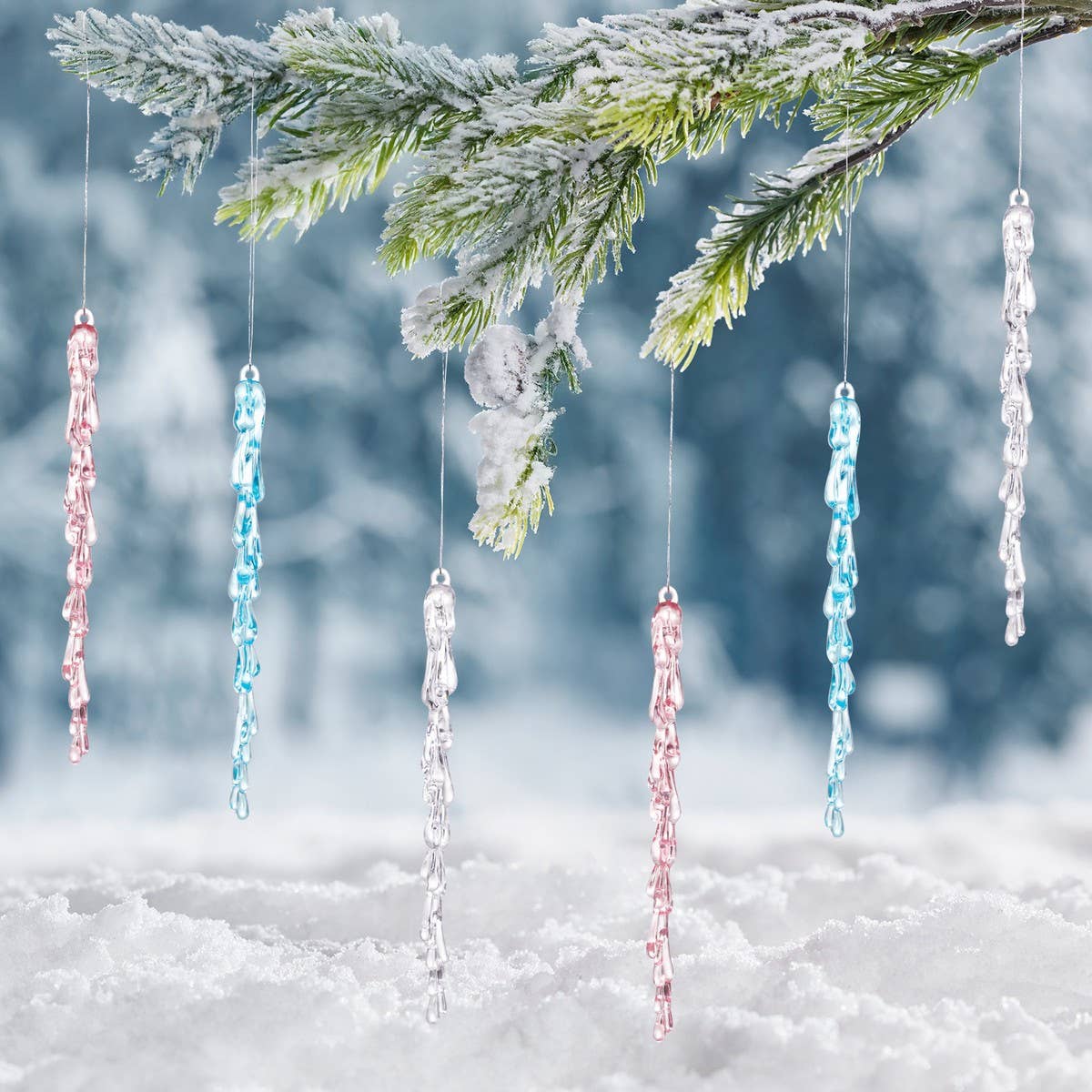 Cwmm10175_Icicle Drop Ornaments For Christmas Decor