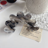Wavy Flower Acetate Hair Claw, Simple Fresh Clip_Cwaha1328