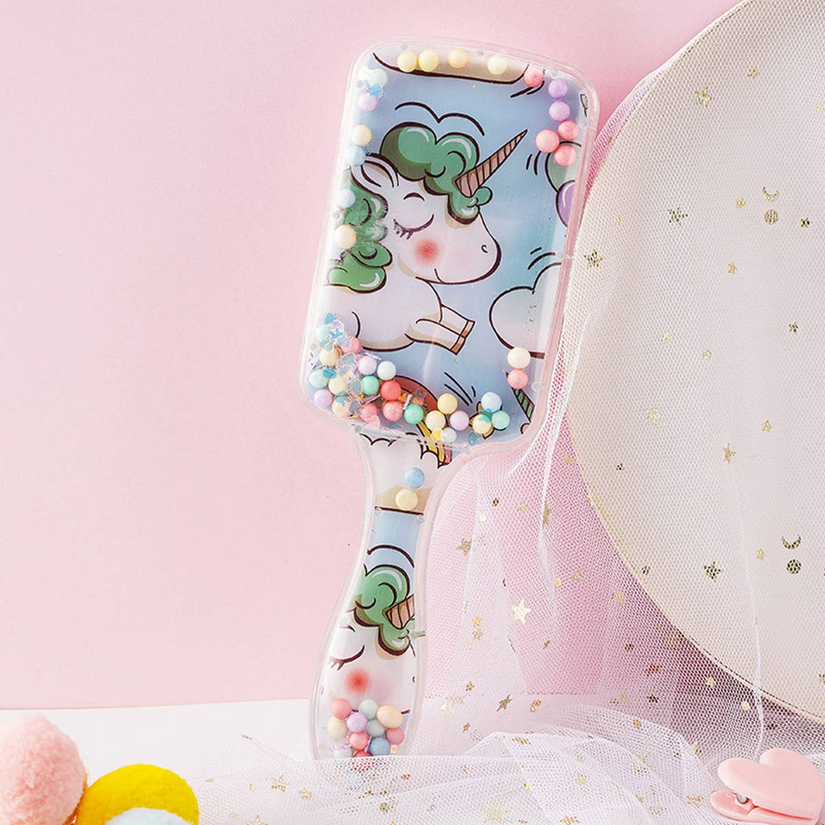 CARTOON QUICKSAND BUBBLE BEAD MASSAGE COMB_CWMM0940