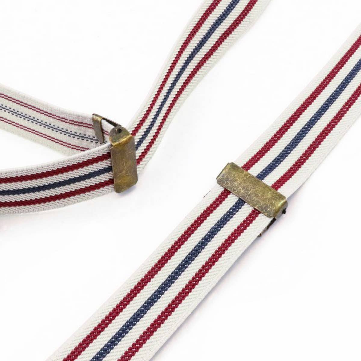 RETRO STRIPED BRONZE Y SHAPED ELASTIC STRAPS_CWMM1108