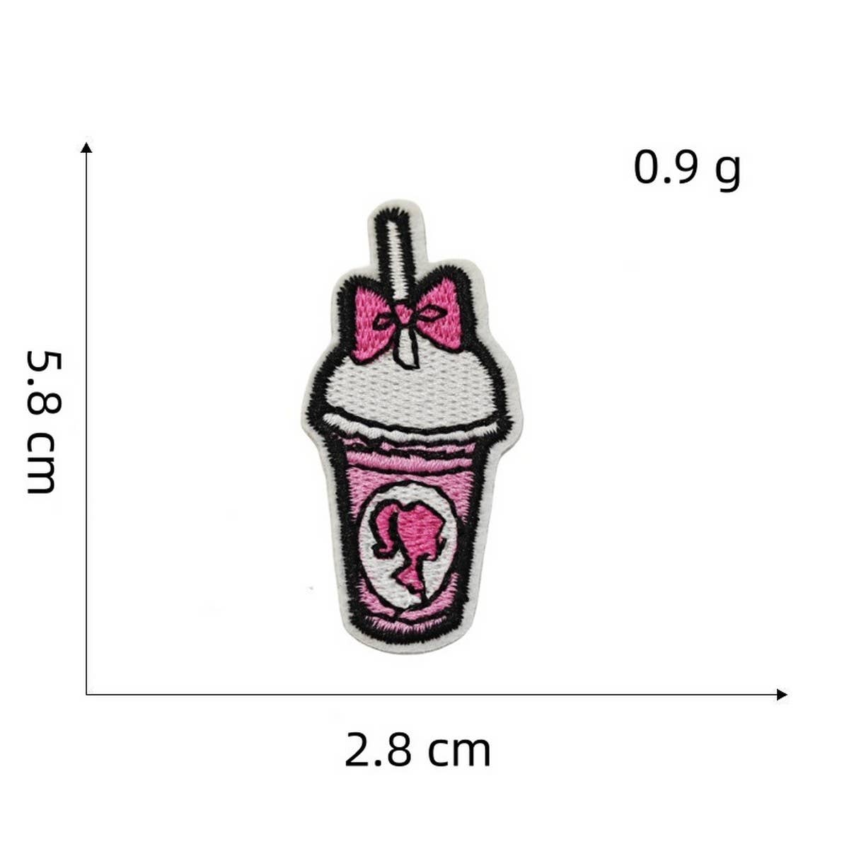 NEW PINK CARTOON EMBROIDERED CLOTH PATCH_CWMM4021