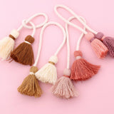 DOUBLE HEAD TASSEL HANDMADE BAG CHARM PENDANT_CWAB5069