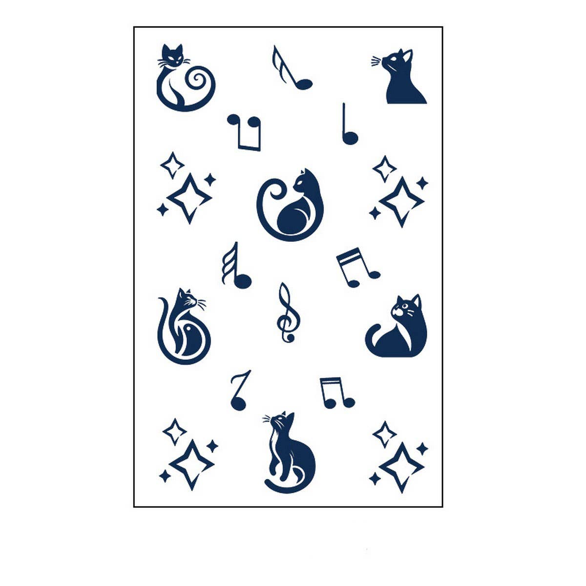 HERBAL JUICE FINGER TATTOOS CUTE MINIMAL STYLE_CWMM8266