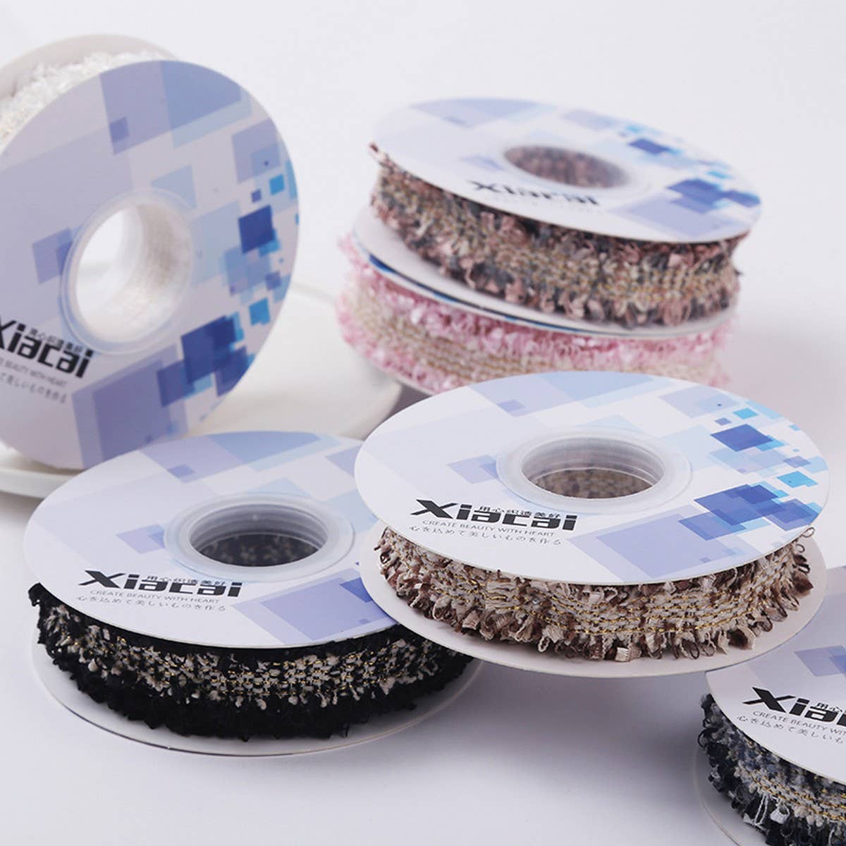 RIBBON TWEED BOUQUET FLOWER WRAP DIY RIBBON_CWMM5745