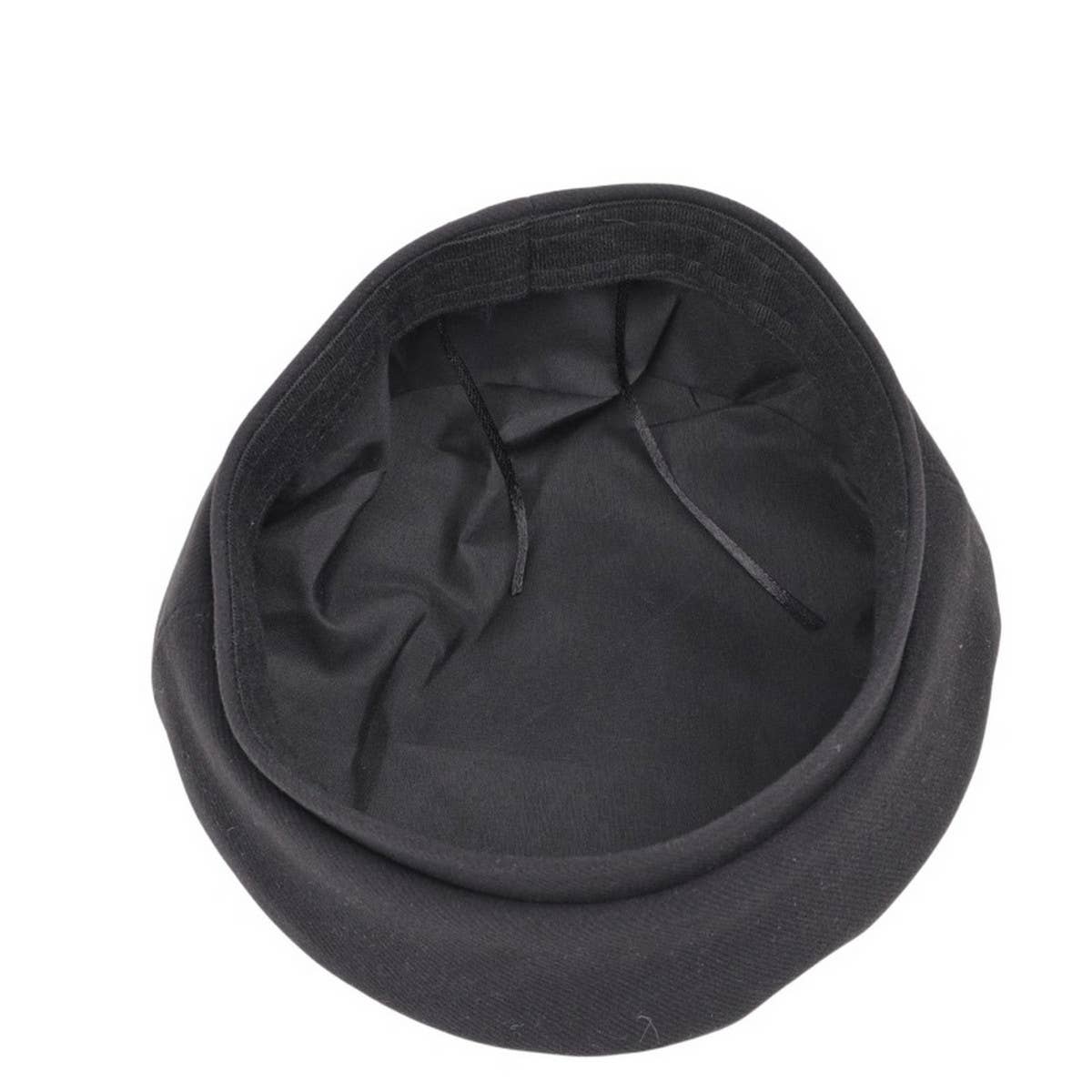 Women Retro Solid Color Beret_Cwah1140
