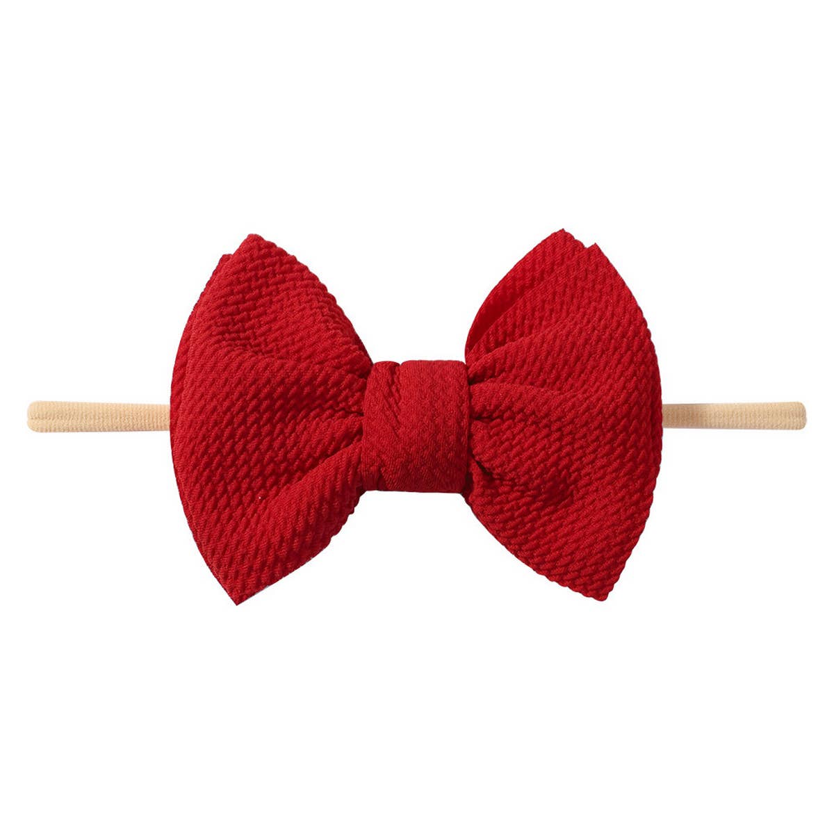 STRIPED CHILDRENS HAIRBAND BOW HAIR ROPE_CWAHA2351