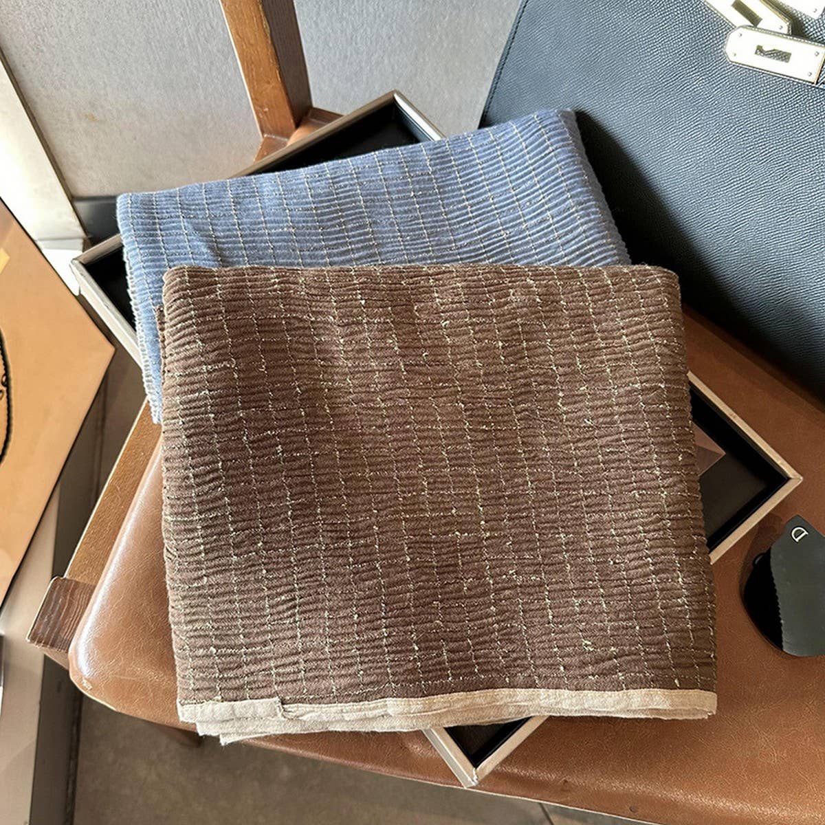 Casual Thick Warm Plaid Scarf_Cwasc1414