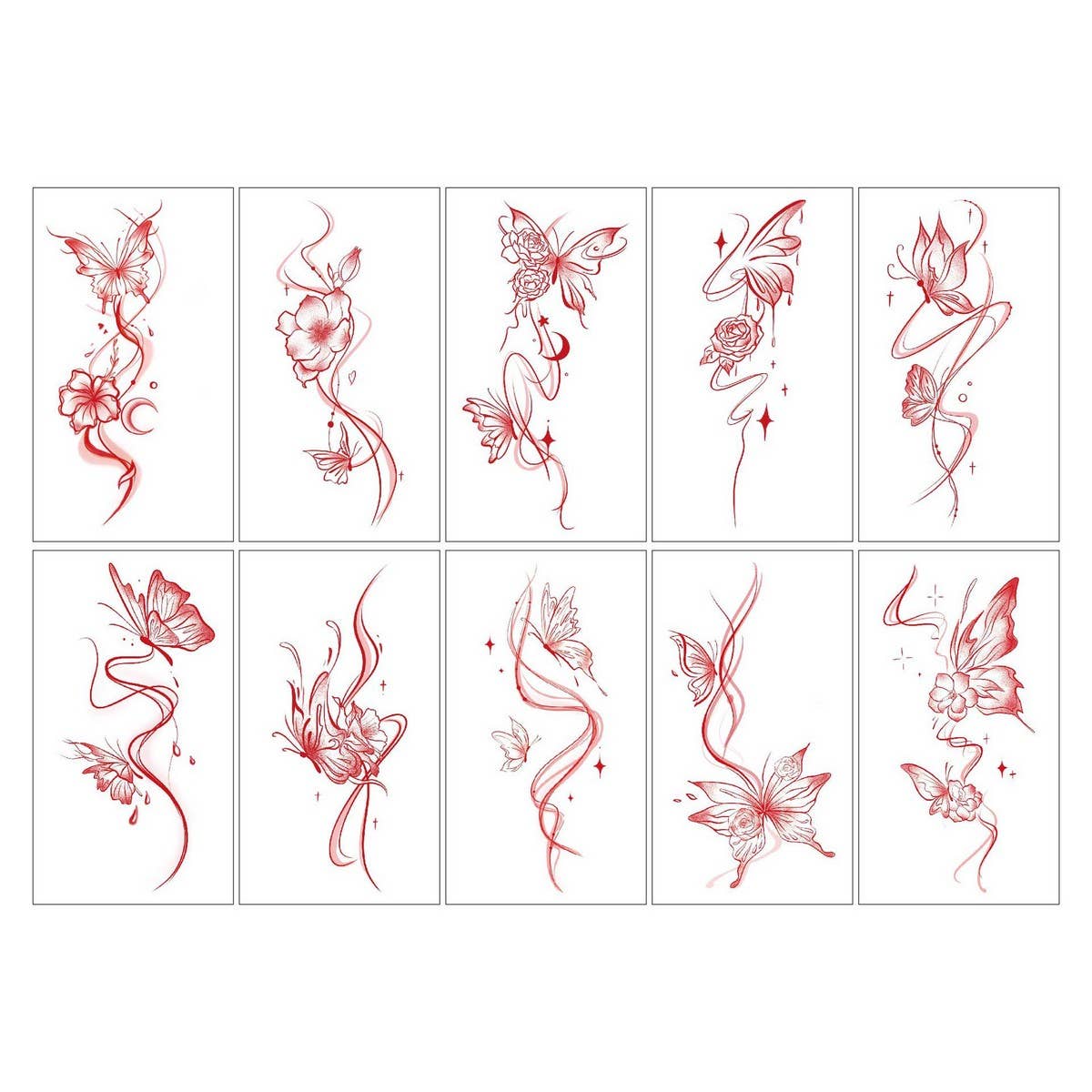 Vintage Chic Butterfly Tattoos?Elegant Sexy Look_Cwmm8231