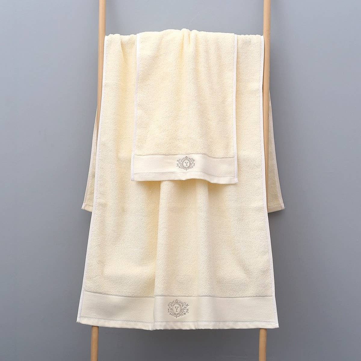 ABSORBENT THICK HOUSEHOLD COTTON TOWEL BATH TOWEL_CWMM2273