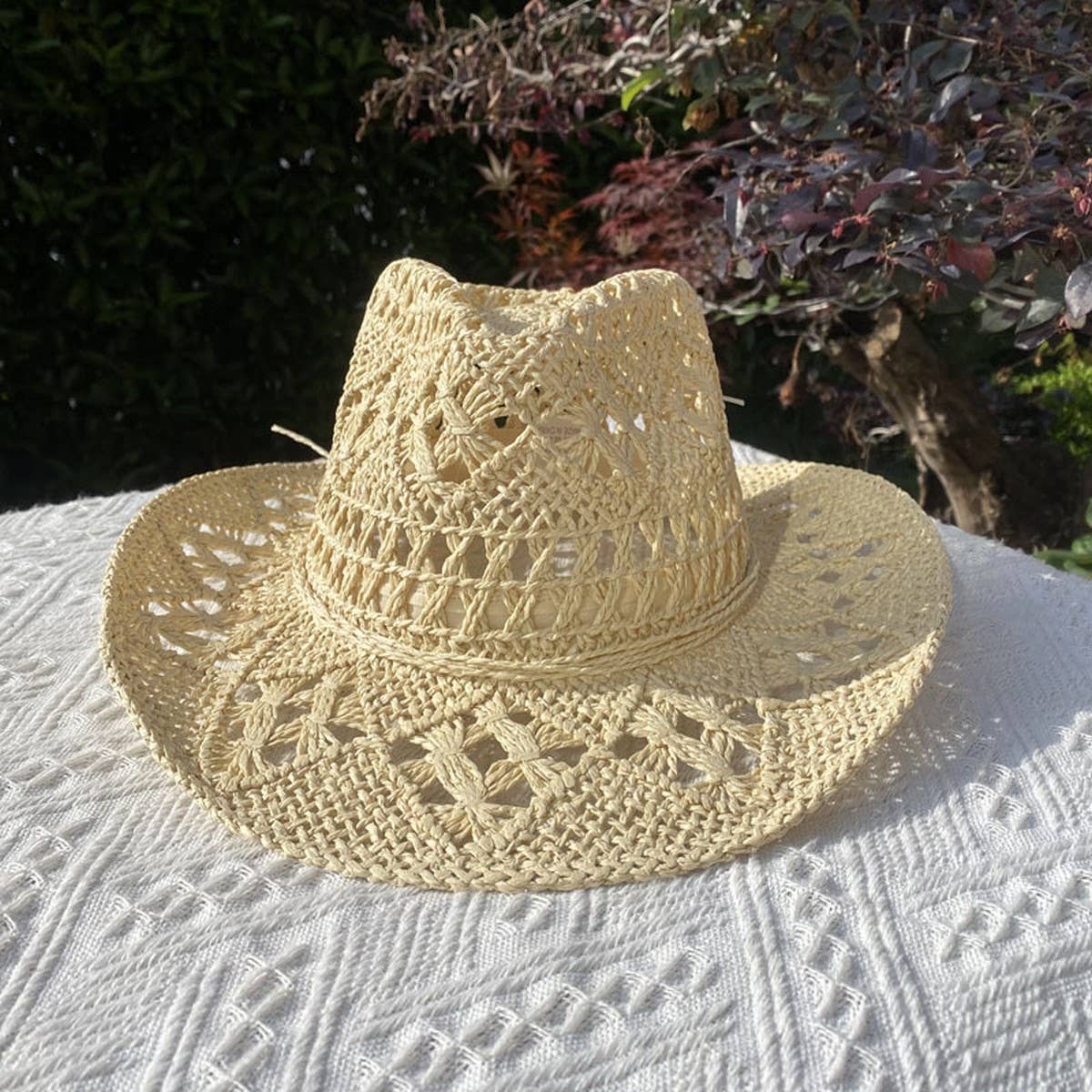 LAFITE GRASS EDGE STRAW FEDORA HATS_CWAH1167