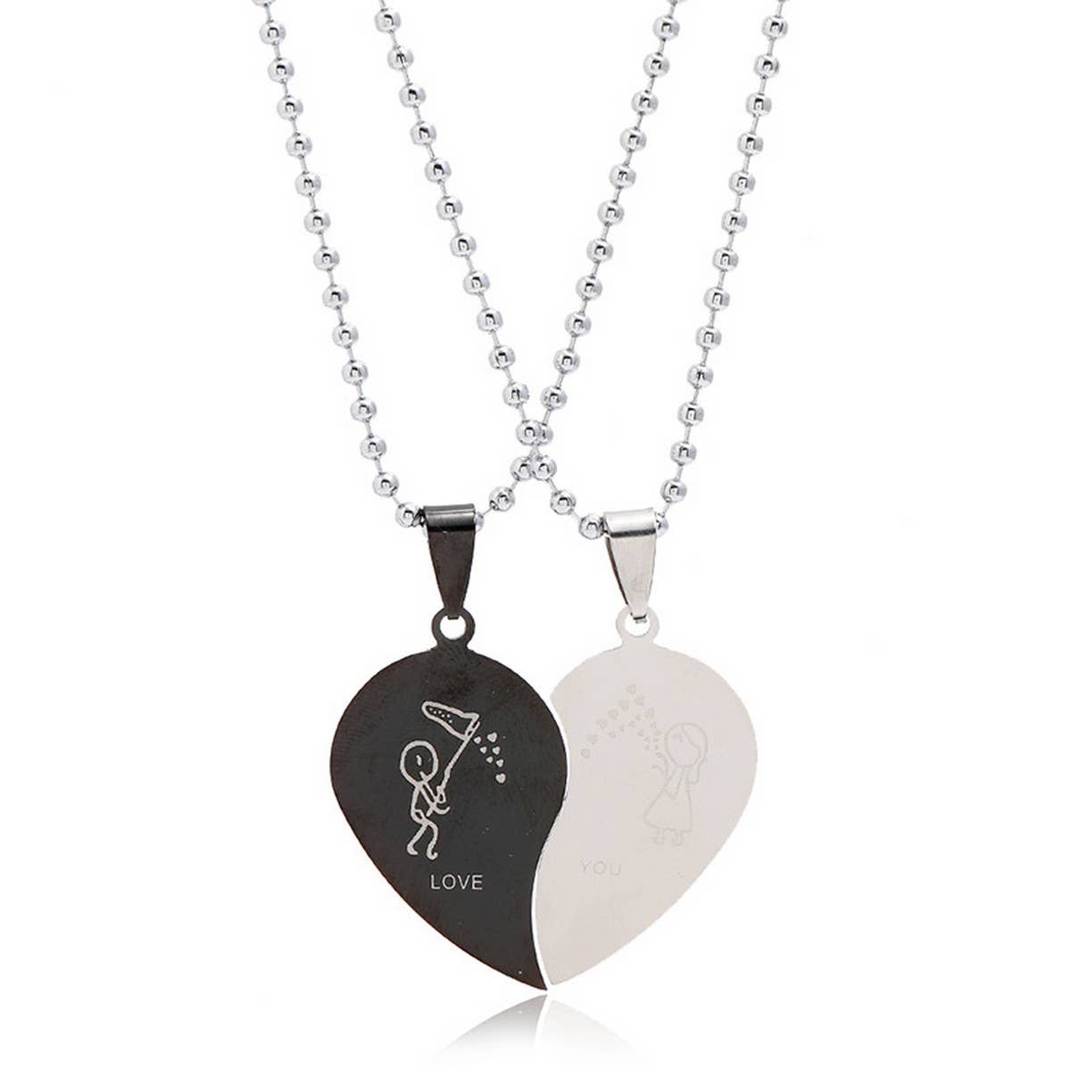 LOVE COUPLE TITANIUM STEEL NECKLACE_CWMM4608