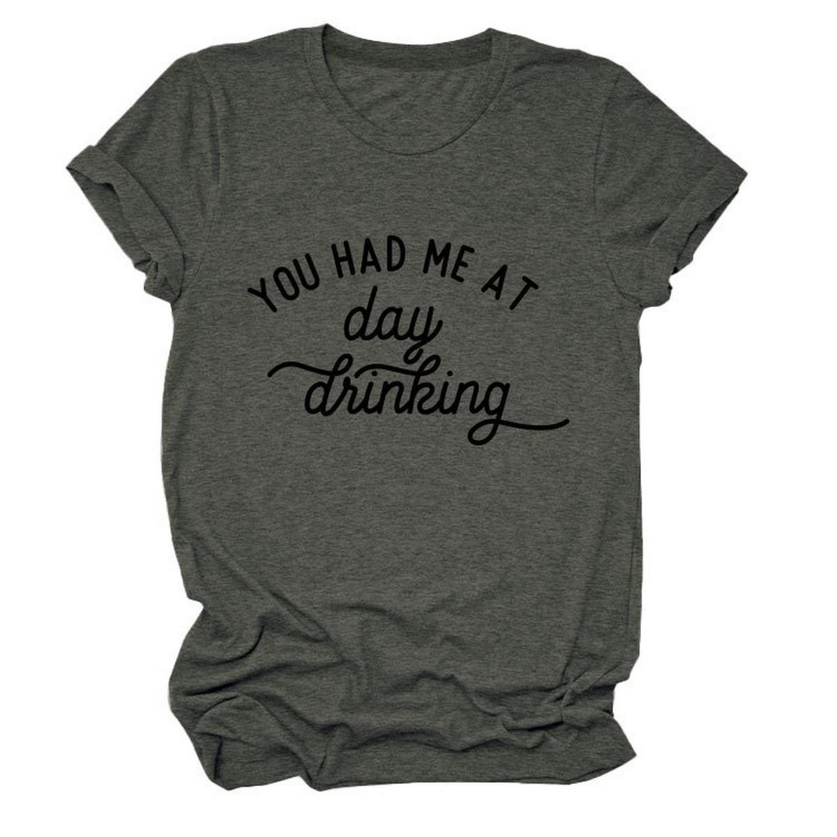 Women Summer Tee Day Drinking Quote Shirt_Cwttsl0491