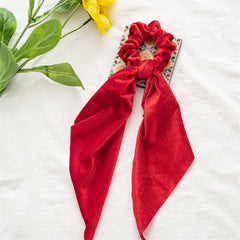 CHRISTMAS SERIES RIBBON HAIR SCRUNCHIES_CWAHA1953