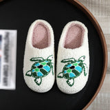 2024 WINTER TURTLE EMBROIDERED COTTON SLIPPERS_CWSHS0875