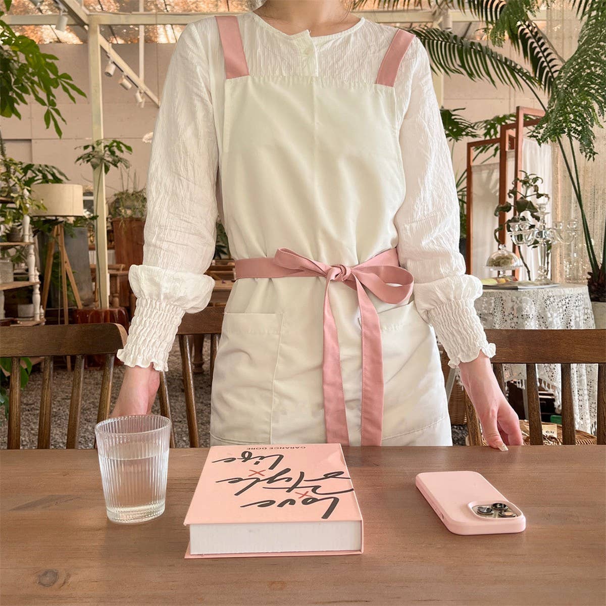 Waterproof And Anti-Fouling Fishtail Apron_Cwmm5835