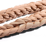 Two Milk Silk Solid Color Braided Headscarf Hat_Cwasc2425