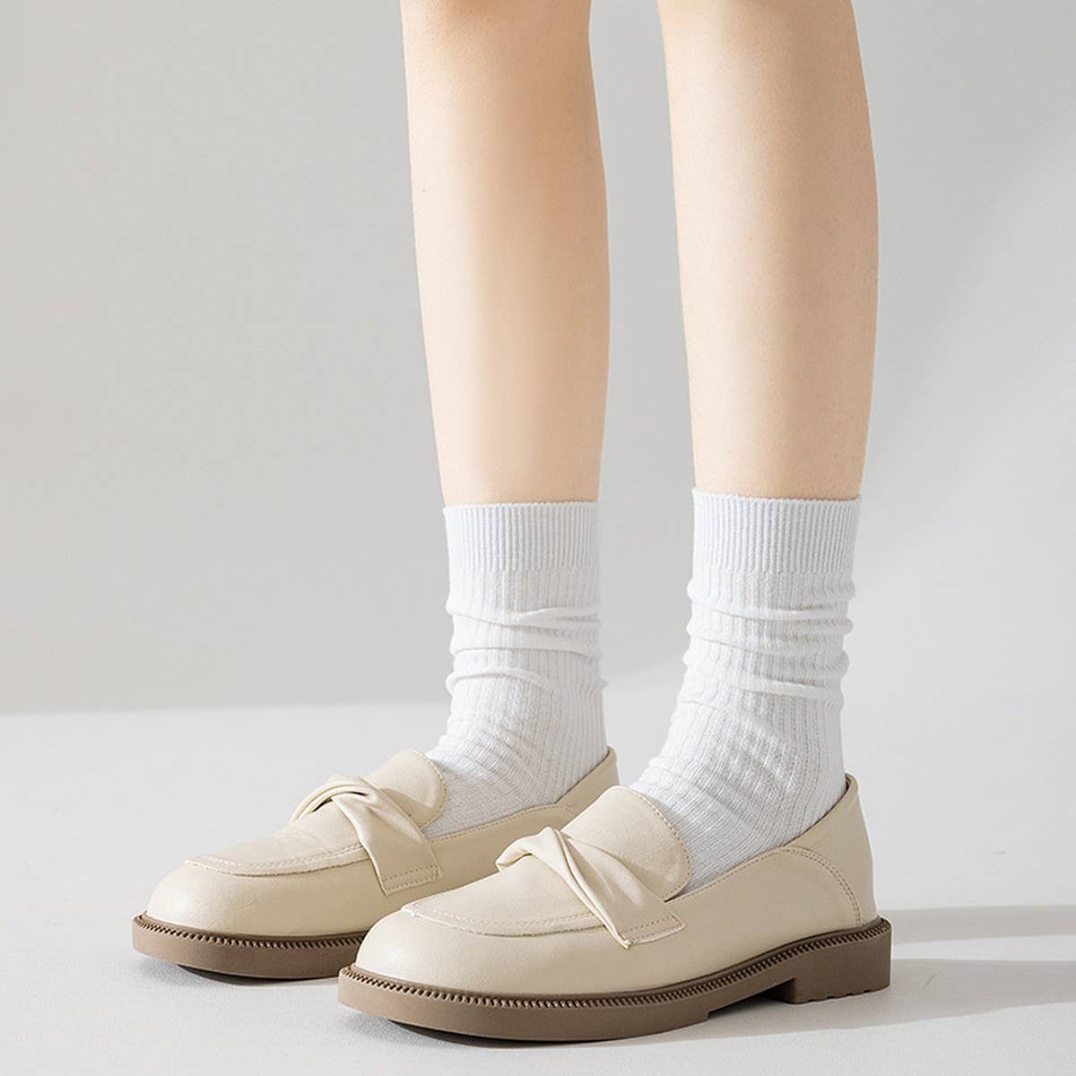 SPRING AND SUMMER MACARON COLOR SOCKS_CWMS0597