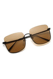 HALF FRAME SQUARE FASHION SUNGLASSES_CWASG0098