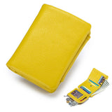 Womens Leather Tri-Fold Wallet Multi-Card_Cuab00400