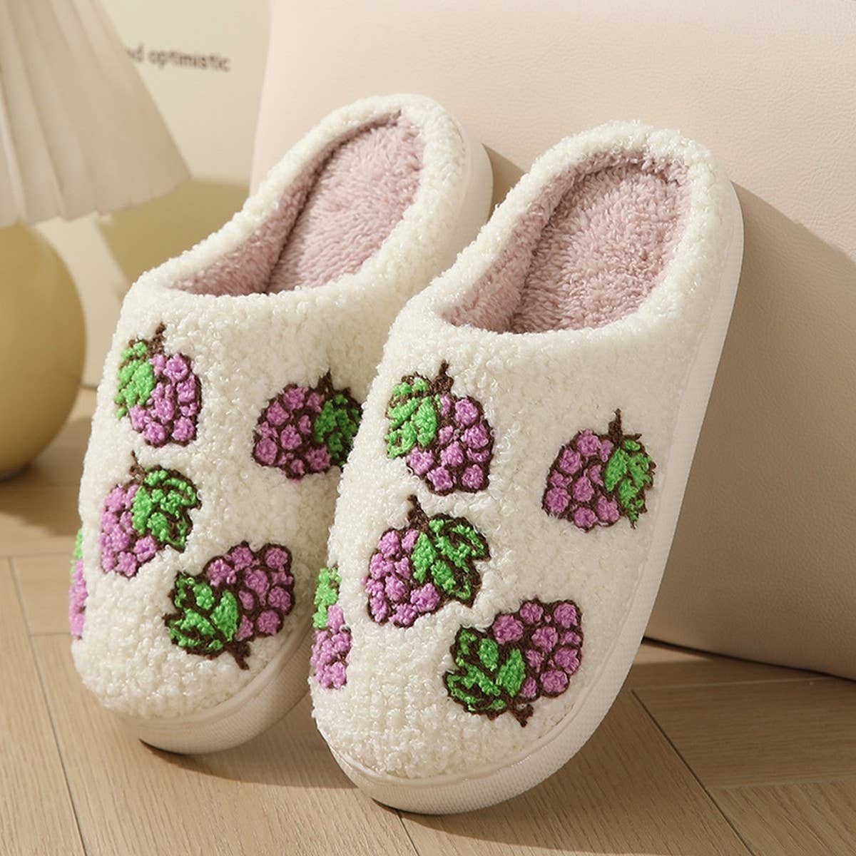CUTE CARTOON FRUIT PREPPY SLIPPERS_CWSHS0256
