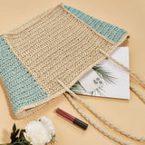 Women Handmade Woven Shoulder Crossbody Tote Bag_Cwab0819