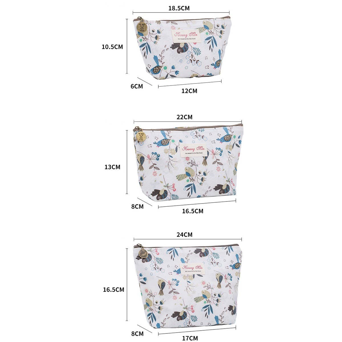MAKEUP POUCH TOILETRY ZIPPER POUCH ORGANIZER_CWAB1733