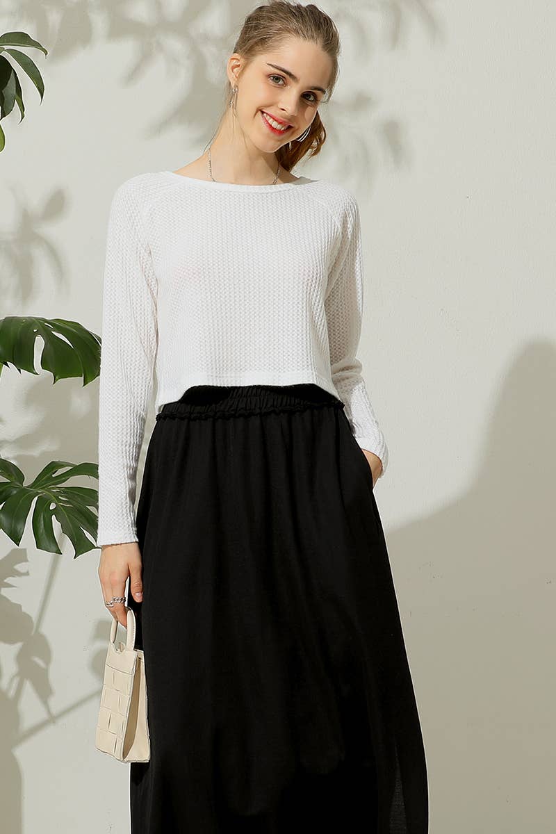 Solid Round Neck T Shirt_Cwttl1445