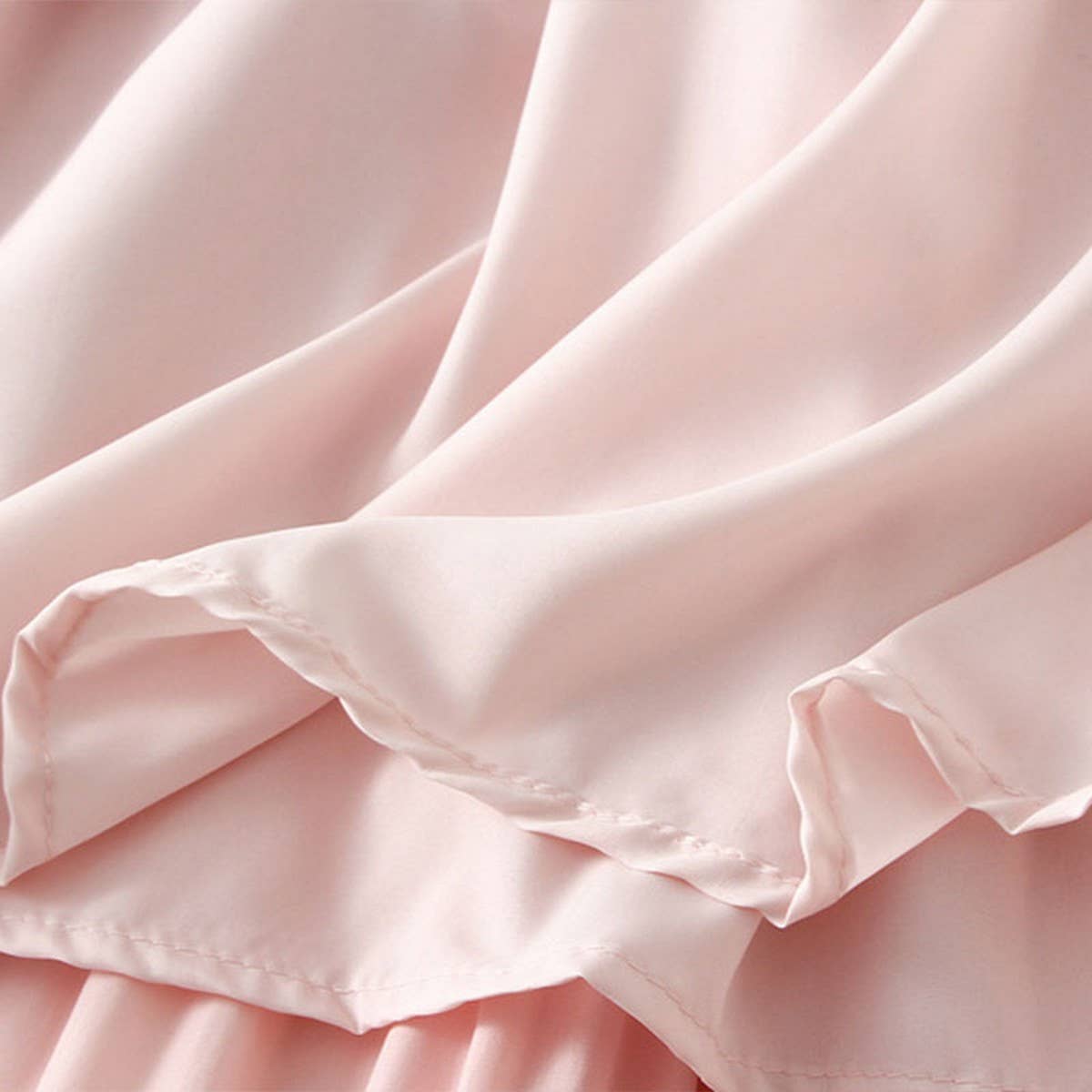 GENTLE AND SWEET LONG SLEEVED CAKE SKIRT_CWBMS0320