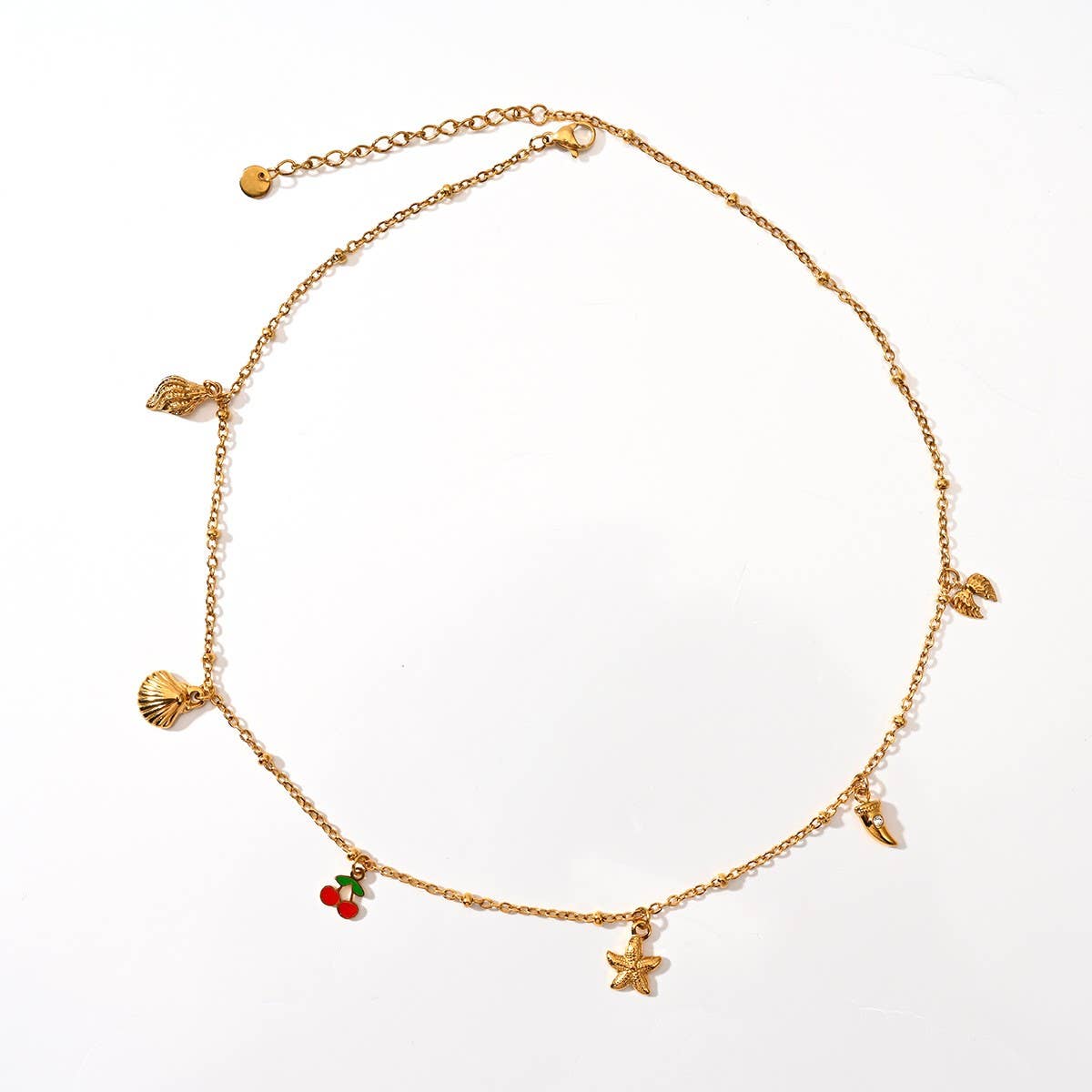 MINIMALIST 18K STEEL BUTTERFLY OCEAN PENDANT_CWMM8821