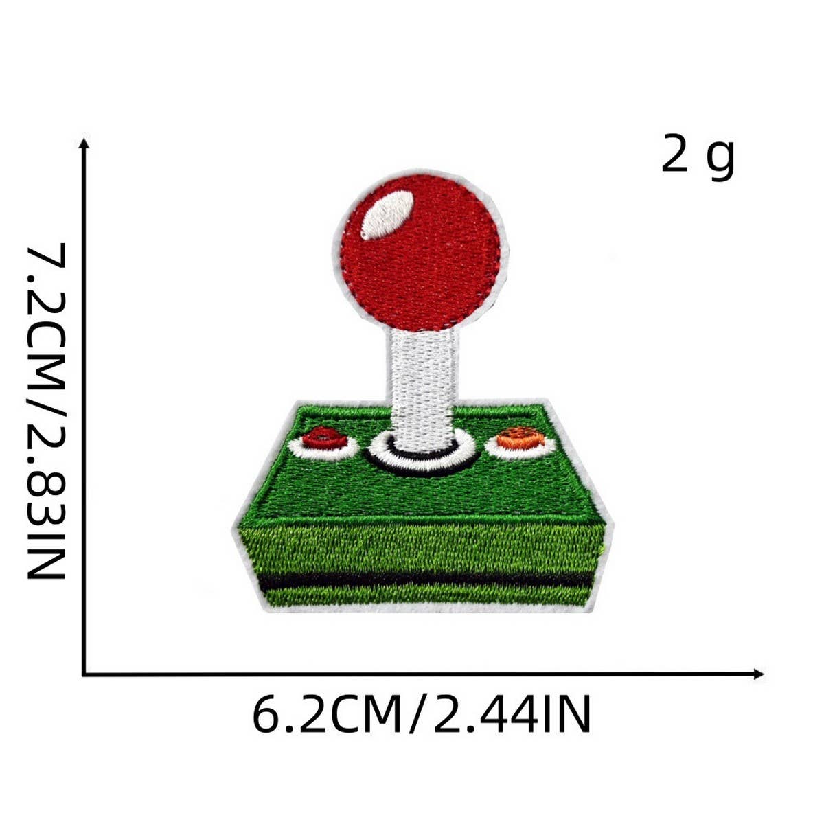 GREEN GAME CARTOON EMBROIDERED PATCH_CWMM4034