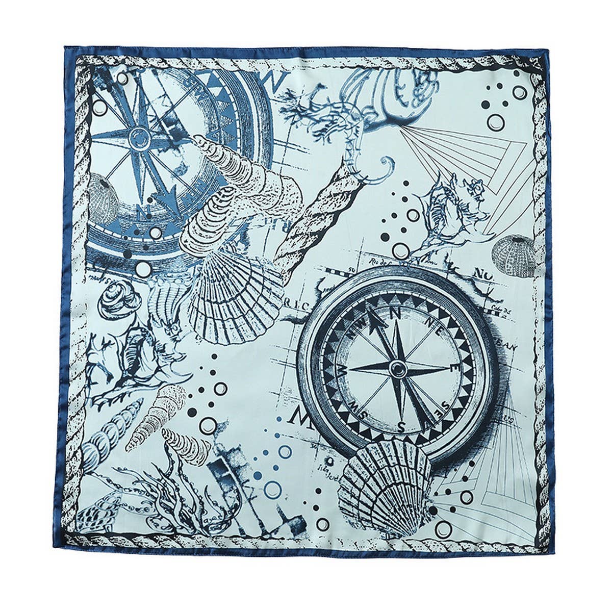 SILK FEELING SCARF MEDIUM SQUARE SATIN HEAD SCARF_CWASC0209