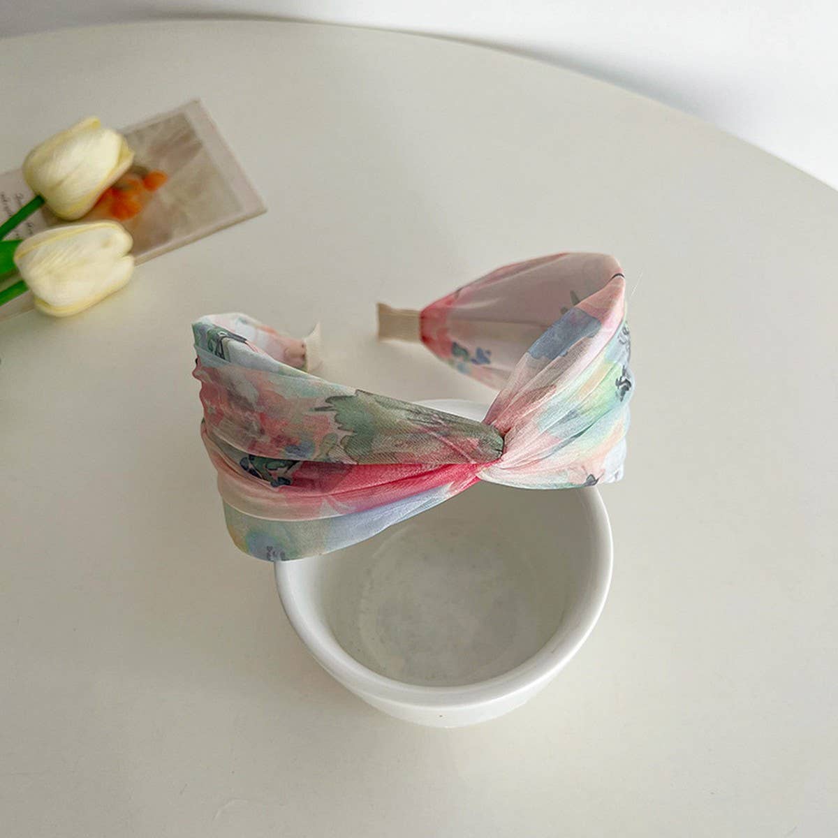SUMMER FLORAL SWEET TIE DYE HEADBANDS_CWAHA1147
