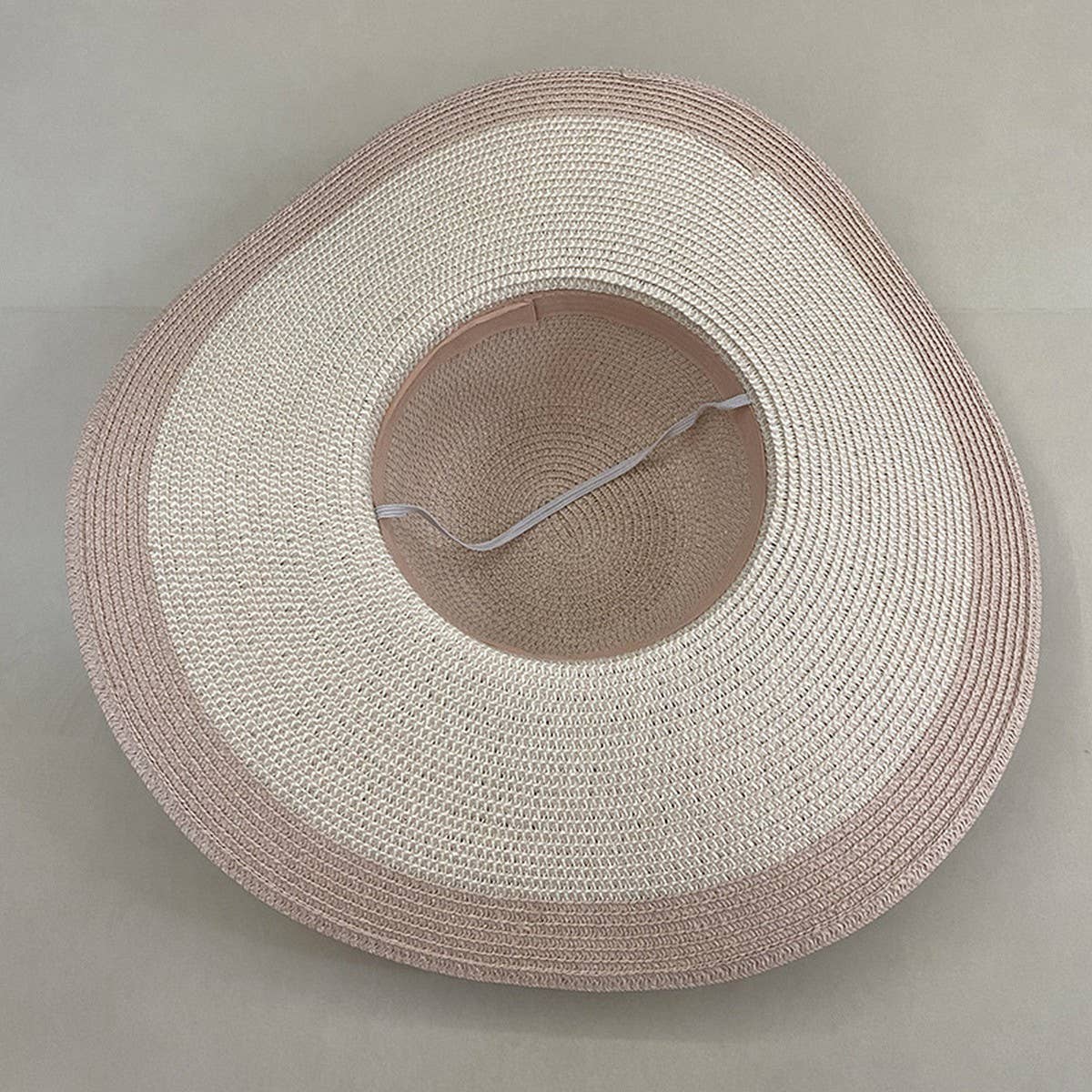 SUMMER OUTDOOR BOW SUN PROTECTION STRAW HAT_CWAH3565