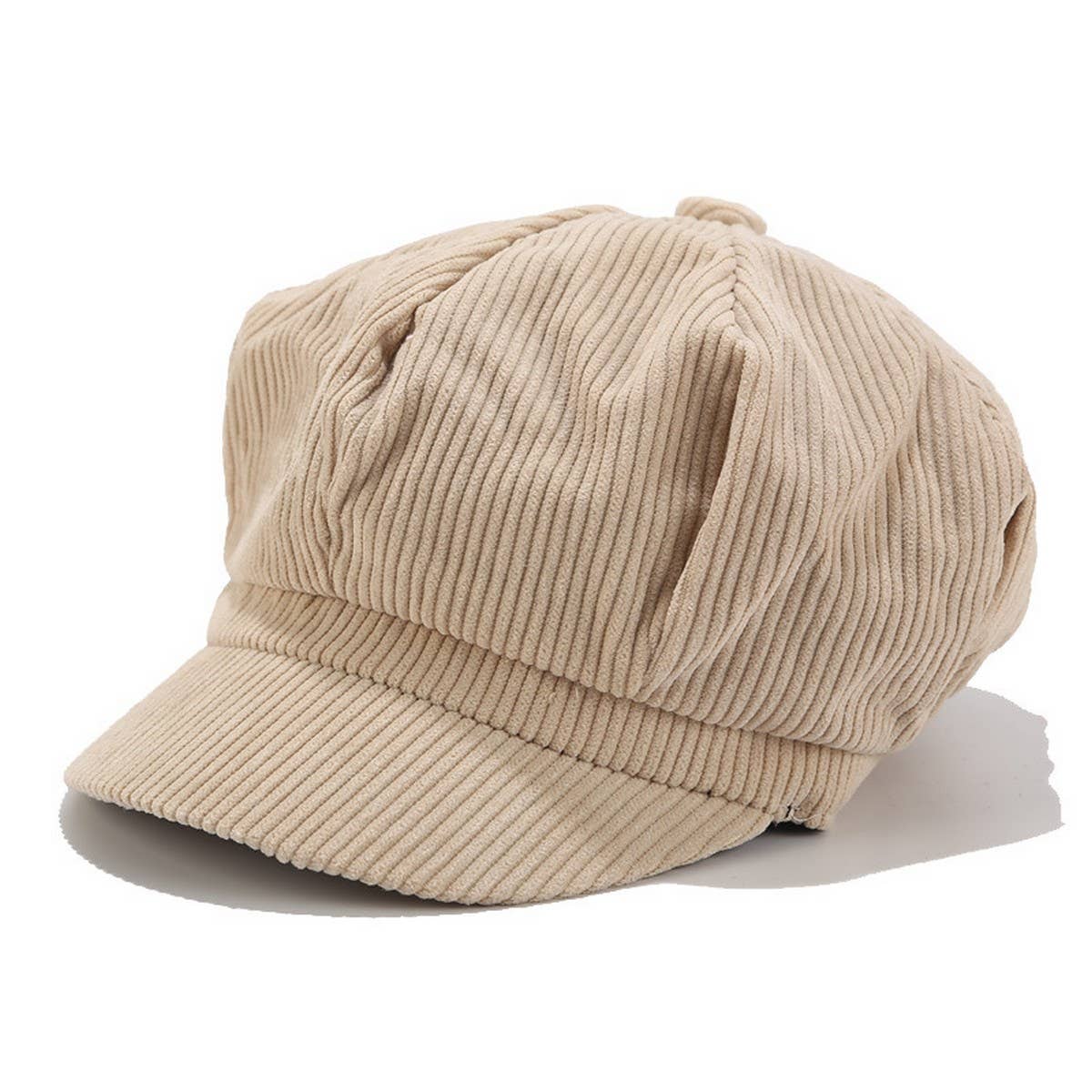 Corduroy Casual Newsboy Cap_Cwah04320