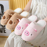 HOUSEHOLD CUTE CARTOON BEAR COTTON SLIPPERS_CWSHS0319
