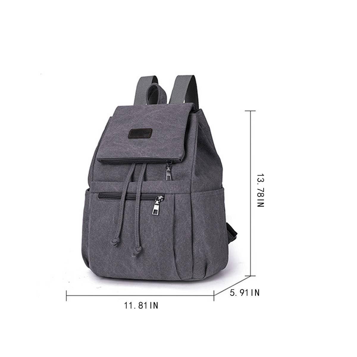 SIMPLE VERSATILE BACK TO SCHOOL CANVAS BACKPACK_CWAB2202