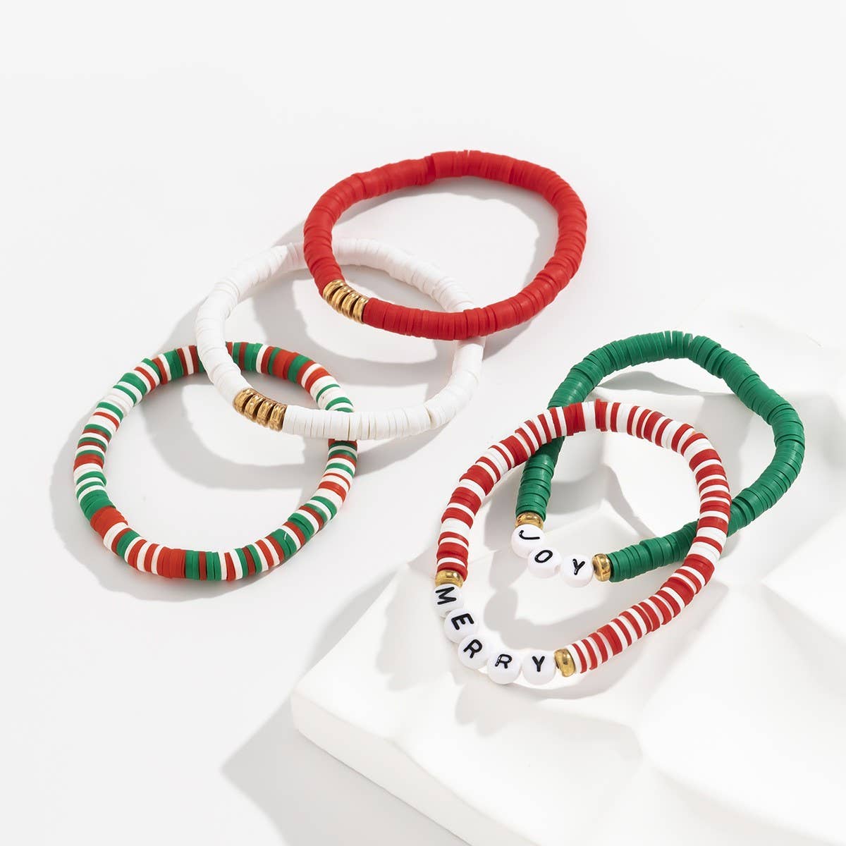 SIMPLE CONTRASTING COLOR LETTER BRACELET_CWAJE1492